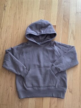 Athleta Kids Hoodie Sweatshirt in Taupe